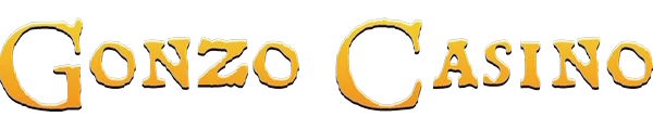 Gonzo Casino – złoto-pomarańczowy napis marki
